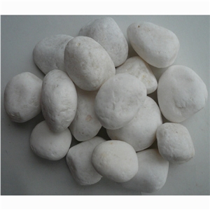 White Round Pebble Stone, White River Stone