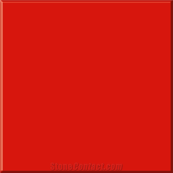 Engineered Quartz Stone Milano Red