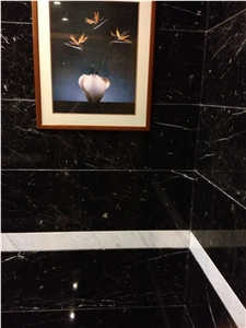Persian Black Marble Slab Nero Marquina