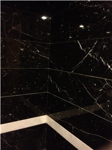Persian Black Marble Slab Nero Marquina