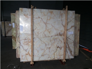 Iran White Onyx Slab Exotic