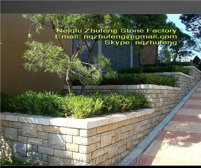 Mushroom Stone，Beige Quartizte
