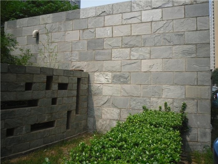Black Slate Mushroom Stone