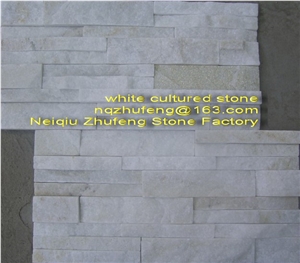 Stack Stone,white Quartzite Cultured Stone