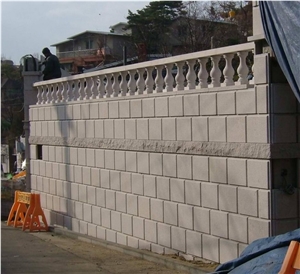 White Sandstone Project, Linzhou White Sandstone Building, Walling