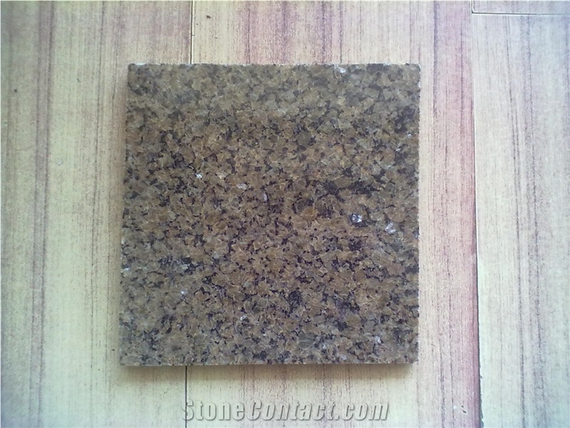Chinese Tropical Brown Polished Granite Tile