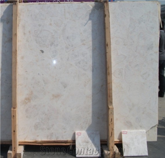 Lotus Jade Beige Marble Slabs, Tiles