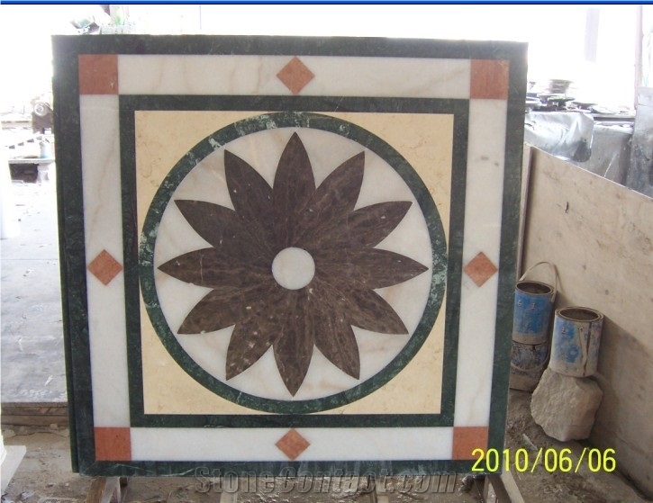 Marble Waterjet Medallion