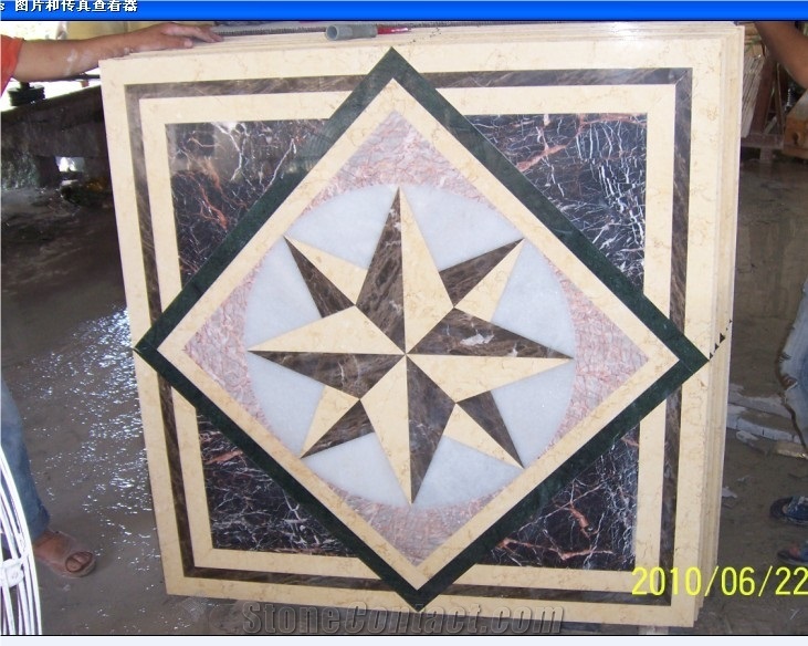 Marble Waterjet Medallion