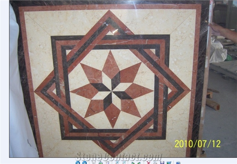 Marble Waterjet Medallion