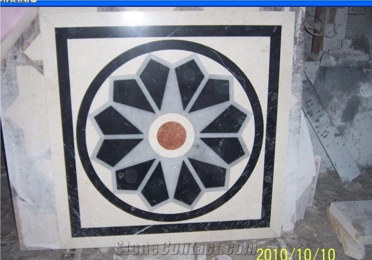 Marble Waterjet Medallion