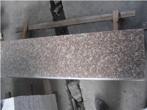 Polish G687 Fujian Granite Peach Red Slab Tile