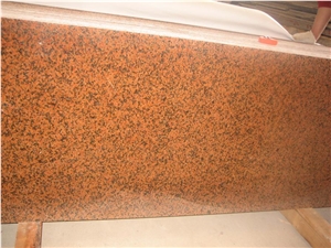 Polish Granite Tianshan Red Slab Tile