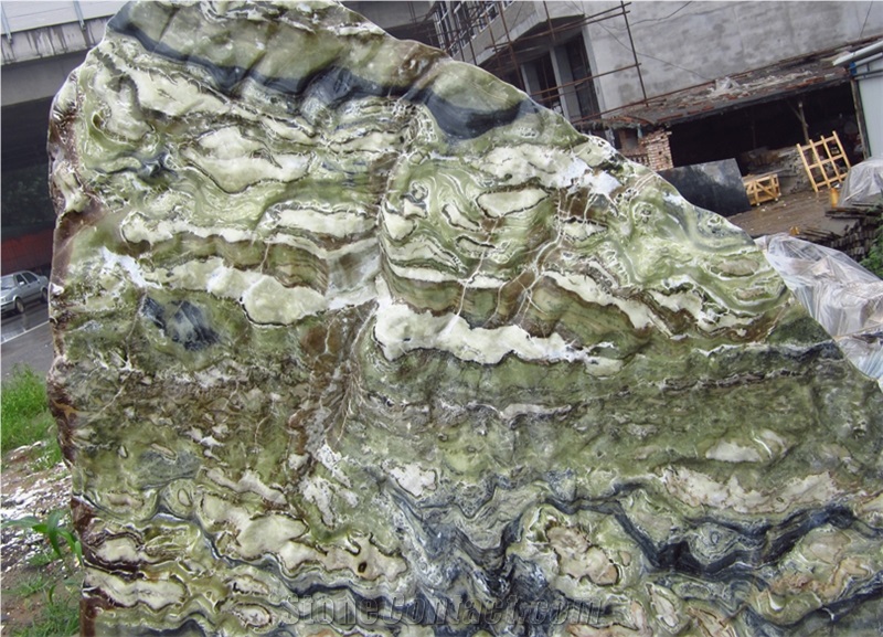 Lanscape Stone, Green Onyx Garden, Palisade