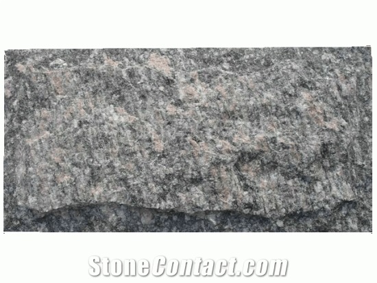 Mushroom Stone Series, Peony Red Granite Mushroom Stone
