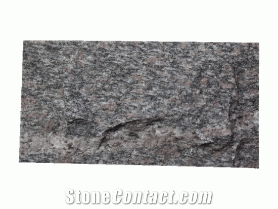 Mushroom Stone Series, Peony Red Granite Mushroom Stone