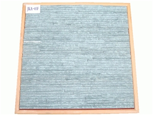 Natural Culture Stone Wall Cladding, Green Slate Wall Cladding Stacked Stone for Wall Panel