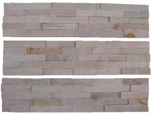 Natural Stone Wall Cladding, Fangshan Pink Slate Wall Cladding