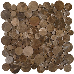 Emperador Dark Brown Marble Mosaic