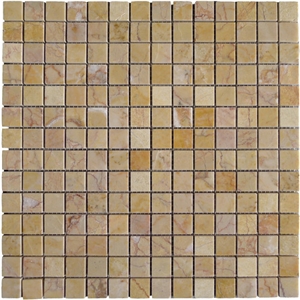 Guang Yellow Marble Mosaic Tile