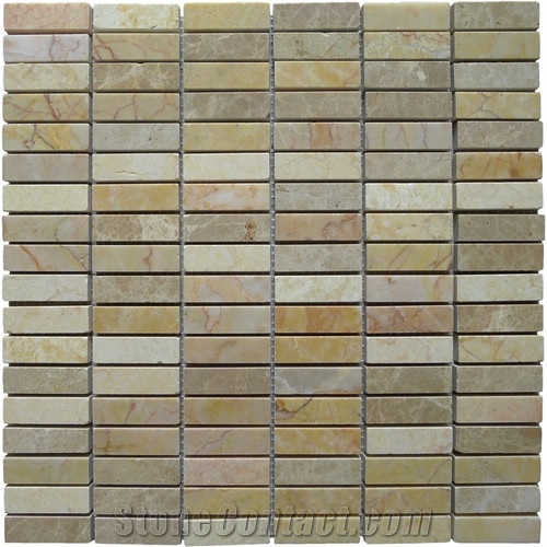 Guang Yellow Marble Mosaic Tile