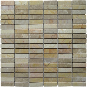 Guang Yellow Marble Mosaic Tile