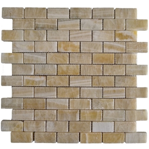 Honey Onyx Mosaic Tile, Honey Yellow Onyx Mosaic Honey Onyx Mosaic Tile, Honey Yellow Onyx Mosaic
