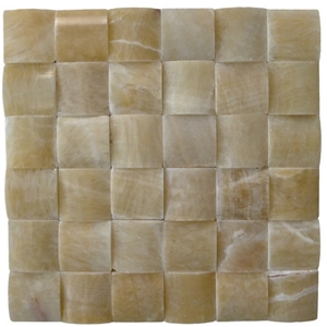 Honey Onyx Mosaic Tile, Honey Yellow Onyx Mosaic