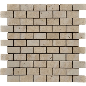 Yellow Travertine Mosaic