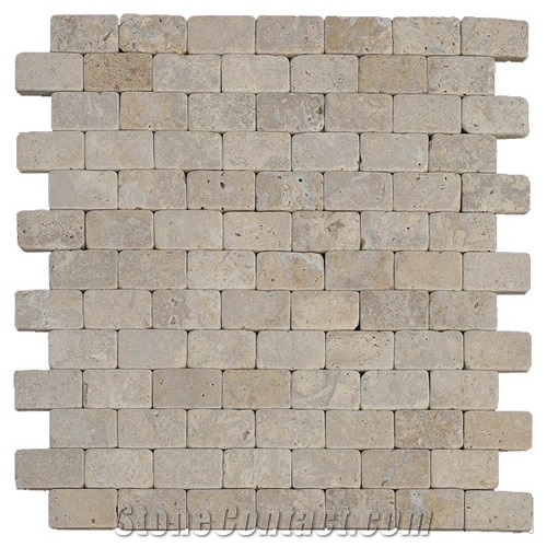 Yellow Travertine Mosaic