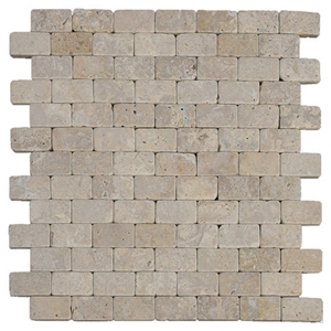 Yellow Travertine Mosaic