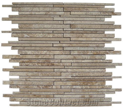 Brown Travertine Mosaic