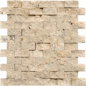 Yellow Travertine Mosaic
