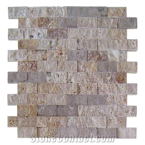 Brown Travertine Mosaic
