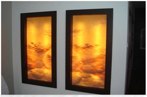 Translucent Onyx Feature Wall Panel
