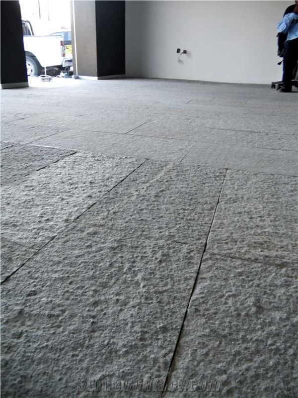 Natural Effect Paving, Pietra Di Luserna Grey Quartzite Cobble, Pavers
