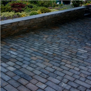 Pietra Di Luserna Binders and Smolleri, Pietra Di Luserna Grey Quartzite Cobble, Pavers