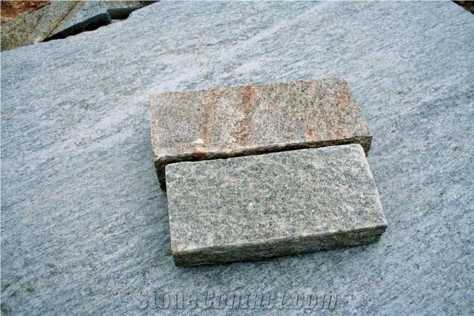 Pietra Di Luserna Binders and Smolleri, Pietra Di Luserna Grey Quartzite Cobble, Pavers