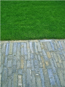 Pietra Di Luserna Binders and Smolleri, Pietra Di Luserna Grey Quartzite Cobble, Pavers
