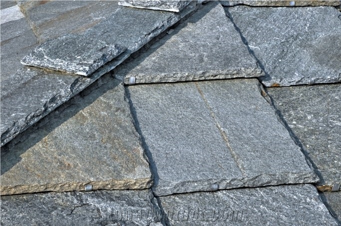 Pietra Di Luserna Roof Tiles, Pietra Di Luserna Grey Quartzite Roof Tiles