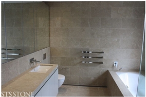 Isernia Limestone Bathroom Design, Isernia Beige Limestone Bathroom Design