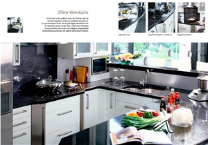 Black Galaxy Granite Countertop