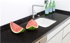 Absolute Black Granite Countertop, Absolute India Black Granite Countertop