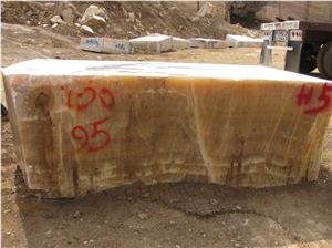 Honey Onyx Blocks , Onice Nuvolato, Naghadeh Honey Onyx Block