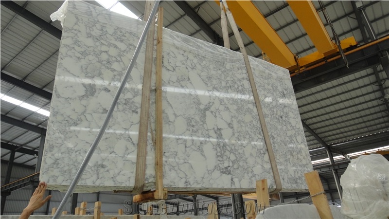 Arabescato Marble Slabs, Italy White Marble