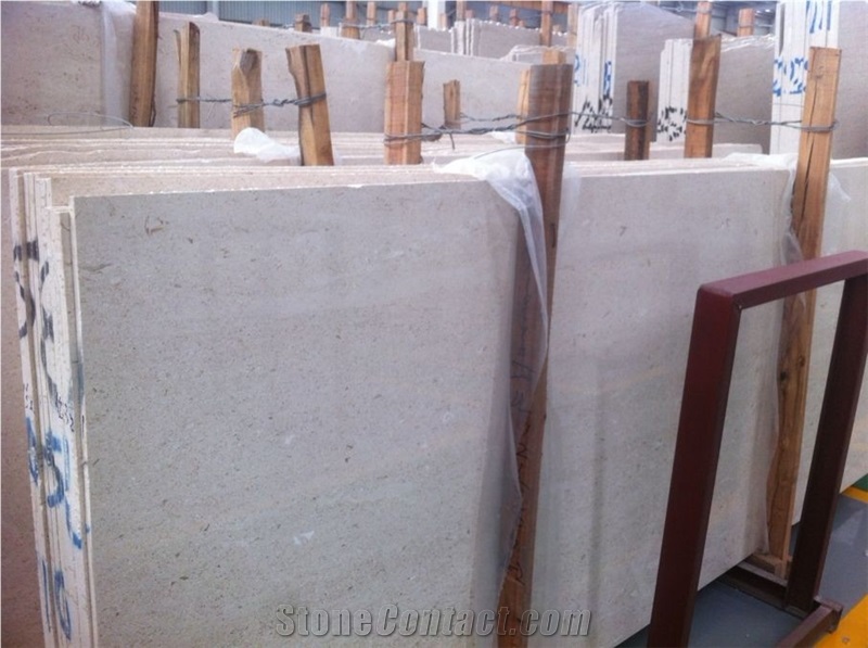 Cream Alpena Limestone Slabs, Portugal Beige Limestone