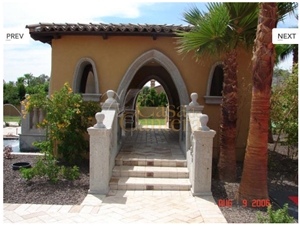 Ballustrades in Cantera Stone, Cantera White Balustrade & Railings