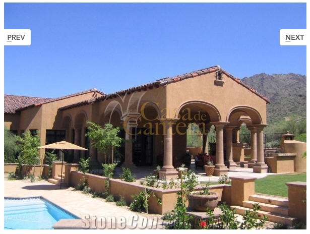 Cantera Archways, Cantera Crema Entrance Gate Arch
