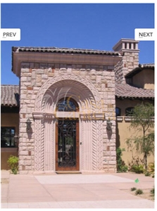 Gris Dothi Cantera Stone Entryways, Gris Dothi Grey Cantera Wall Arches