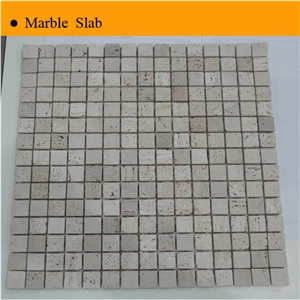 305x305 Travertine Mosaic Tile, Classic Beige Travertine Mosaic 305x305 Travertine Mosaic Tile, Classic Beige Travertine Mosaic